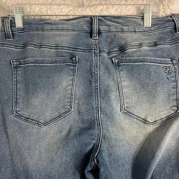 DG 2 by Diane Gilman jeans with striped side size 14 - Picture 9 of 10